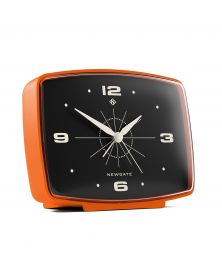 Brooklyn Alarm Clock - Pumpkin Orange