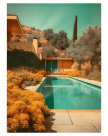 Poster - Villa California 18 (30x40 cm) - Hartman AI