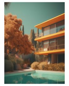 Affiche - Villa California 16 (30x40 cm) - Hartman AI