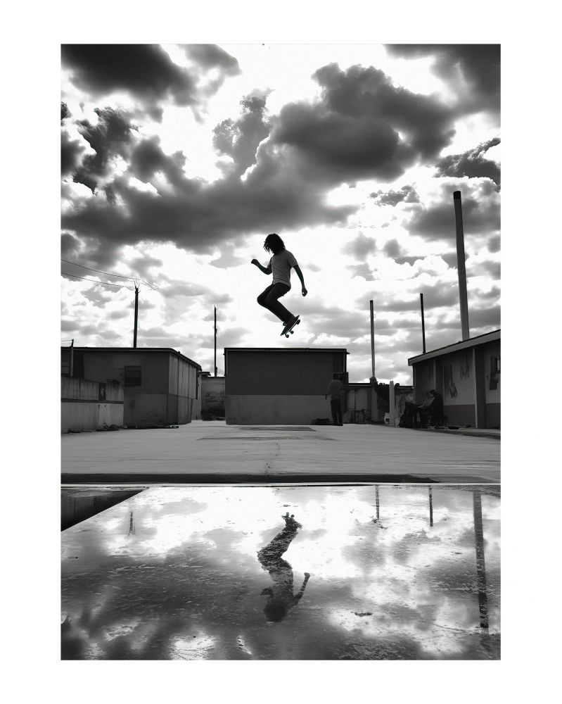 Affiche - Action Sports 01 (50x70 cm) - Hartman AI