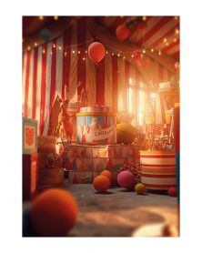 Affiche - Circus 06 (30x40 cm) - Hartman AI