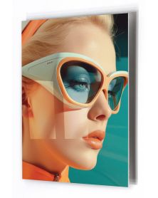 Tableau sur verre acrylique - La Mode de Demain 12 (27,94 x 35,56 cm) - Hartman AI