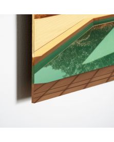 Acrylic Glass Artwork - Villa California 10 (18 x 24 in) - Hartman AI