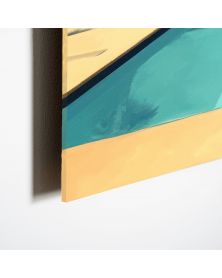 Tableau sur verre acrylique - Villa California 05 (45,72 x 60,96 cm) - Hartman AI
