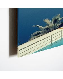 Tableau sur verre acrylique - Retro Futur 18 (27,94 x 35,56 cm) - Hartman AI
