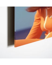 Tableau sur verre acrylique - Retro Futur 05 (27,94 x 35,56 cm) - Hartman AI