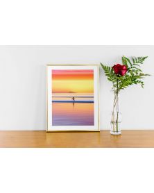 Affiche - Sunset Surf 01 (30x40 cm) - Hartman AI