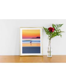 Affiche - Sunset Surf 05 (30x40 cm) - Hartman AI