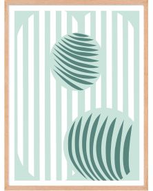 Affiche - Geometric Abstract 06 (30x40 cm) - Hartman AI