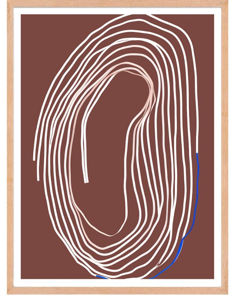 Poster - Geometric Abstract 08 (30x40 cm) - Hartman AI
