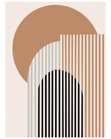 Affiche - Geometric Abstract 09 (30x40 cm) - Hartman AI