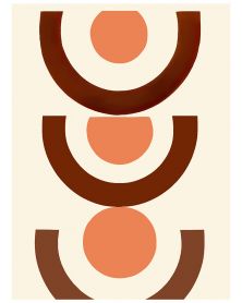 Poster - Geometric Abstract 13 (30x40 cm) - Hartman AI