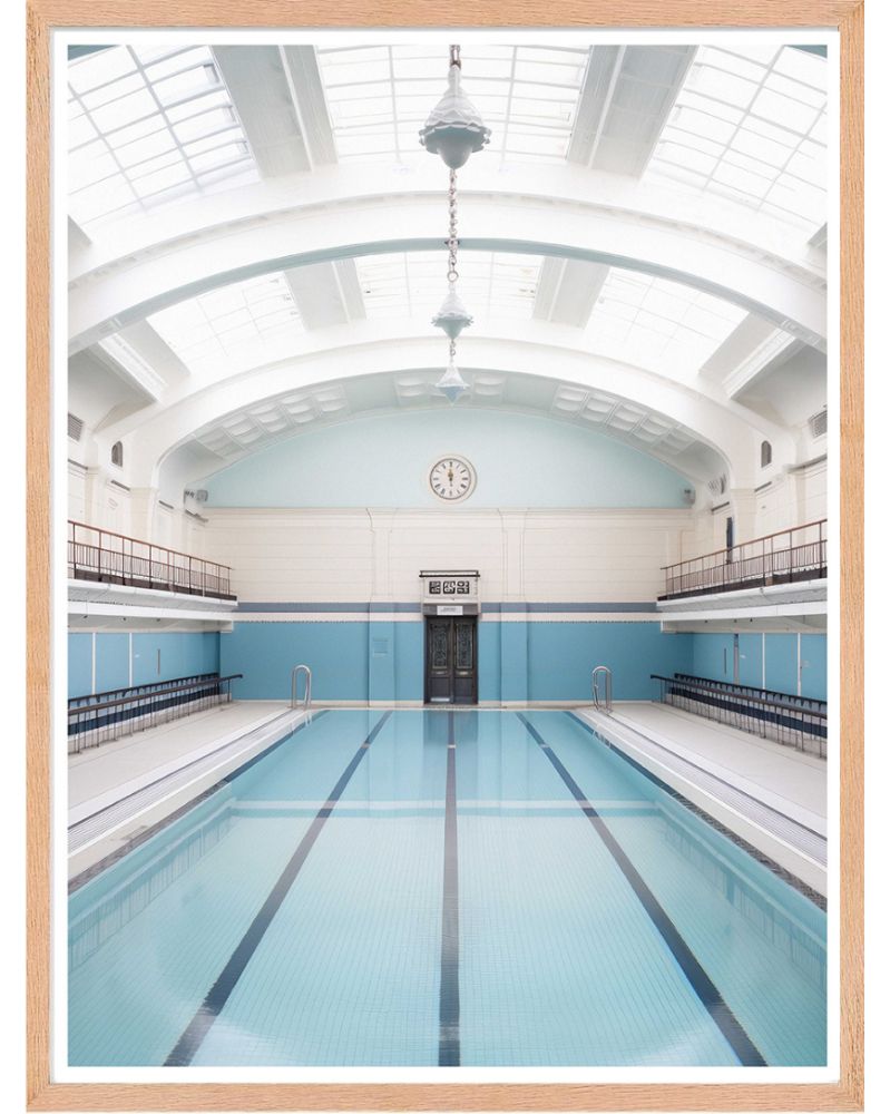 Affiche - Vintage Pools 08 (30x40 cm) - Hartman AI Affiche - Vintage Pools 08 (30x40 cm) - Hartman AI