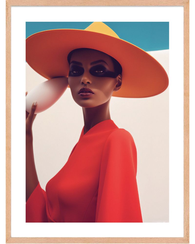 Poster - Ebony Grace 01 (30x40 cm) - Hartman AI Poster - Ebony Grace 01 (30x40 cm) - Hartman AI