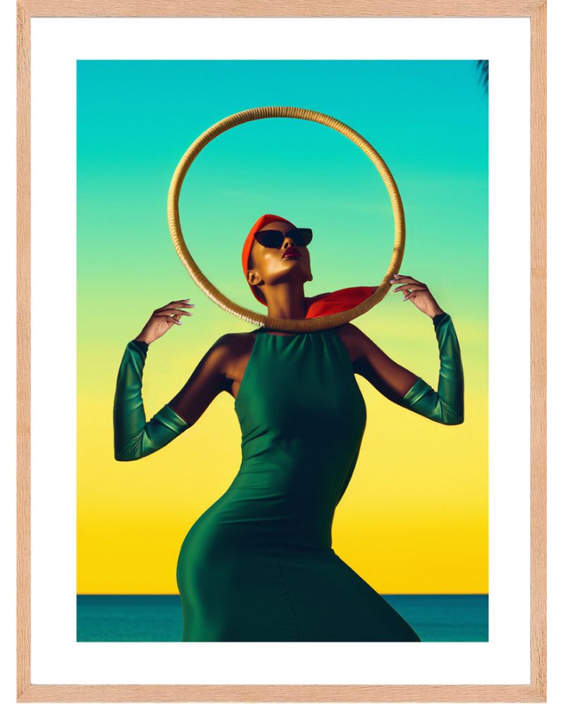 Affiche - Ebony Grace 08 (30x40 cm) - Hartman AI Affiche - Ebony Grace 08 (30x40 cm) - Hartman AI