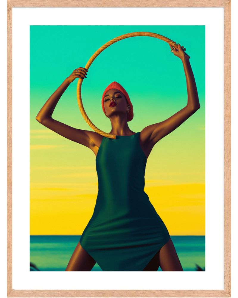 Affiche - Ebony Grace 09 (30x40 cm) - Hartman AI Affiche - Ebony Grace 09 (30x40 cm) - Hartman AI