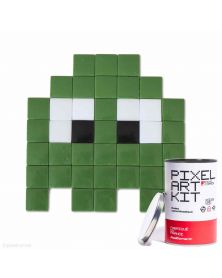 Pack of 5 Gloomie(s) Dark green - Pixel Art Kit