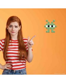 Lot de 5 Tiny(s) Vert Clair - Pixel Art Kit