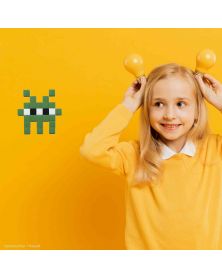 Pack of 5 Tiny(s) Dark green - Pixel Art Kit