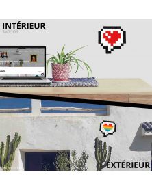 Lot de 4 Love Message + - Pixel Art Kit