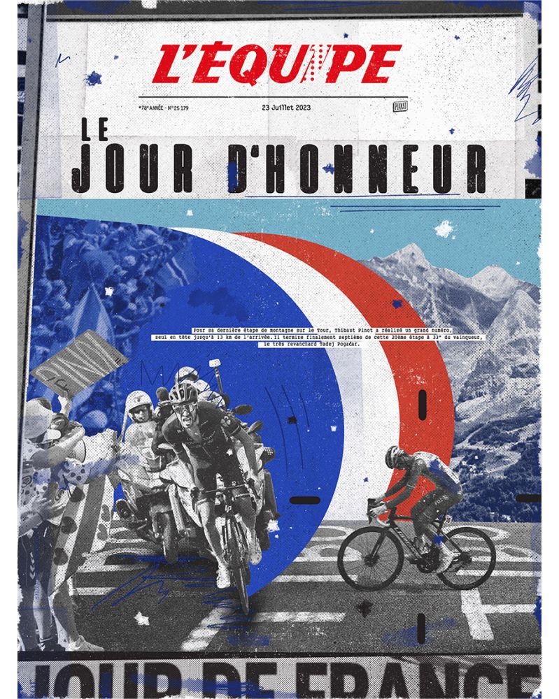 Affiche - L'Equipe - Tabarly (digigraphie 50 x 70) Affiche - L'Equipe - Tabarly (digigraphie 50 x 70)