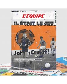 Affiche - L'Equipe - Cruyff (digigraphie)