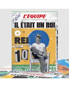 Affiche - L'Equipe - Pele (digigraphie)