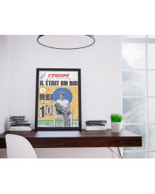 Affiche - L'Equipe - Pele (digigraphie)
