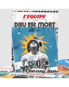 Affiche - L'Equipe - Maradona (digigraphie)