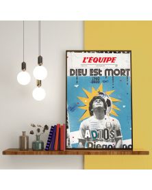 Affiche - L'Equipe - Maradona (digigraphie)