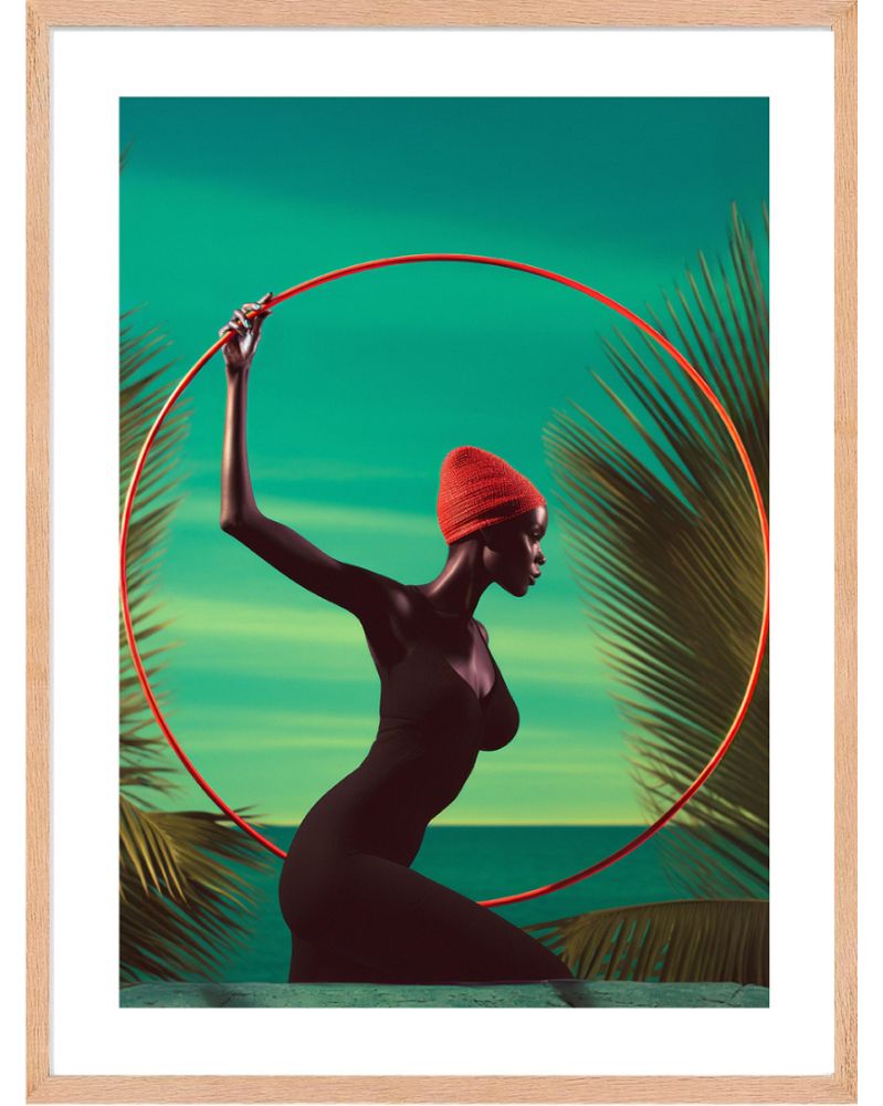 Poster - Ebony Grace 07 (50x70 cm) - Hartman AI Poster - Ebony Grace 07 (50x70 cm) - Hartman AI