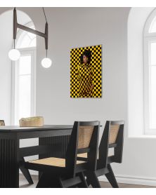 Acrylic Glass Artwork - Black Magic Woman 06 (18 x 24 in) - Hartman AI