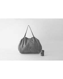 Shupatto Compact Japanese Shopping Bag size L - SUMI (Charcoal)