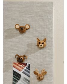 Lot de 6 Magnetic Spirit, Figurine en bois par Chresten Sommer, Spring Copenhagen