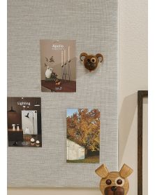 Lot de 6 Magnetic Happy, Figurine en bois par Chresten Sommer, Spring Copenhagen