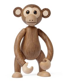 Lot de 6 Jolly Monkey, figurine en bois par Chresten Sommer, Spring Copenhagen