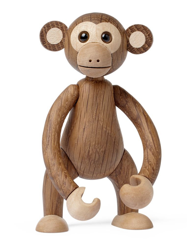 Lot de 6 Jolly Monkey, figurine en bois par Chresten Sommer, Spring Copenhagen Lot de 6 Jolly Monkey, figurine en bois par Chresten Sommer, Spring Copenhagen