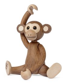 Lot de 6 Jolly Monkey, figurine en bois par Chresten Sommer, Spring Copenhagen