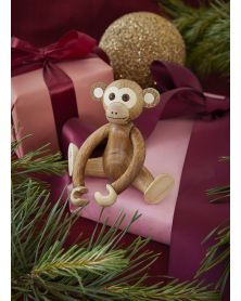 Lot de 6 Jolly Monkey, figurine en bois par Chresten Sommer, Spring Copenhagen