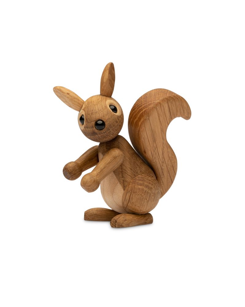 Pack of 6 Peanut Baby squirrel, Wood Figurine by Chresten Sommer, Spring Copenhagen Pack of 6 Peanut Baby squirrel, Wood Figurine by Chresten Sommer, Spring Copenhagen