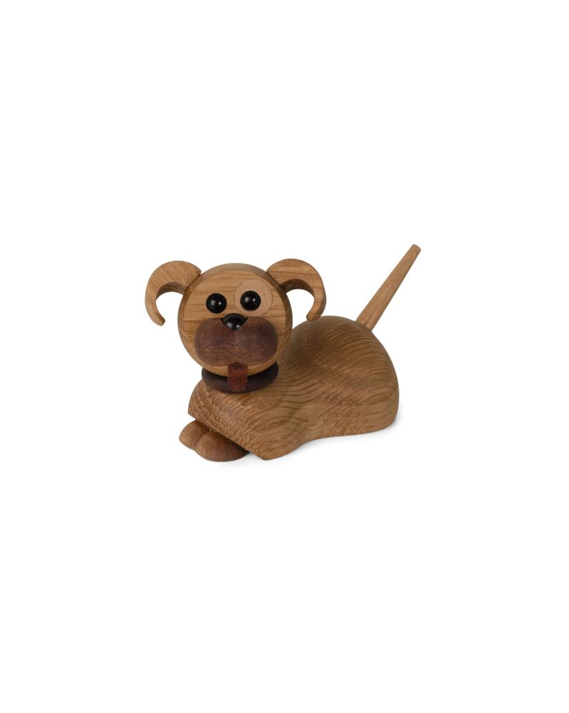 Pack of 6 Coco Lying puppy, Wood Figurine by Chresten Sommer, Spring Copenhagen Pack of 6 Coco Lying puppy, Wood Figurine by Chresten Sommer, Spring Copenhagen