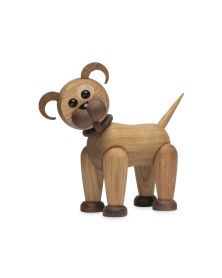 Pack of 2 Buddy Dog, Wood Figurine by Chresten Sommer, Spring Copenhagen