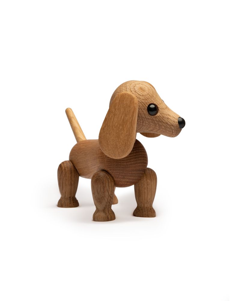 Lot de 6 Amigo Small Dog, figurine en bois par Chresten Sommer, Spring Copenhagen Lot de 6 Amigo Small Dog, figurine en bois par Chresten Sommer, Spring Copenhagen