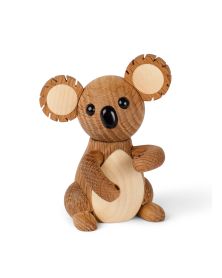 Lot de 6 Matilda Female koala, Figurine en bois par Chresten Sommer, Spring Copenhagen