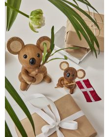 Pack of 6 Matilda Female koala, Wood Figurine by Chresten Sommer, Spring Copenhagen