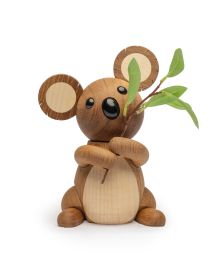 Lot de 2 Aussie Koala, Figurine en bois par Chresten Sommer, Spring Copenhagen