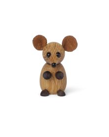 Lot de 6 The City Mouse, Figurine en bois par Chresten Sommer, Spring Copenhagen