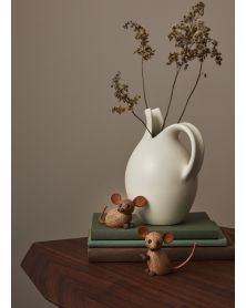 Lot de 6 The City Mouse, Figurine en bois par Chresten Sommer, Spring Copenhagen