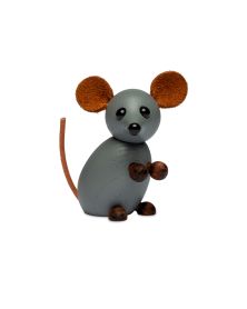 Lot de 6 The Farm Mouse, Figurine en bois par Chresten Sommer, Spring Copenhagen
