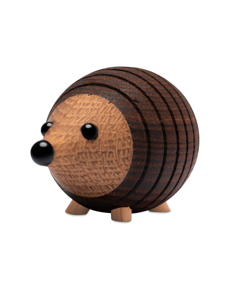 Lot de 6 Hérisson debout, figurine en bois par Chresten Sommer, Spring Copenhagen Lot de 6 Hérisson debout, figurine en bois par Chresten Sommer, Spring Copenhagen